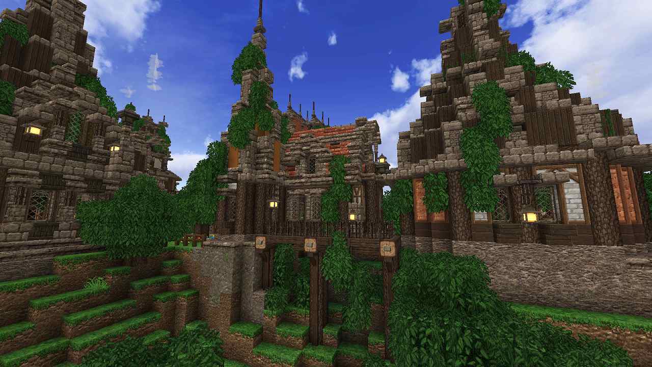 Minecraft Halcyon Days 3dで発生する 色つきガラス のテクスチャバグには Cyboxshadersを使おう Tanoblo Com