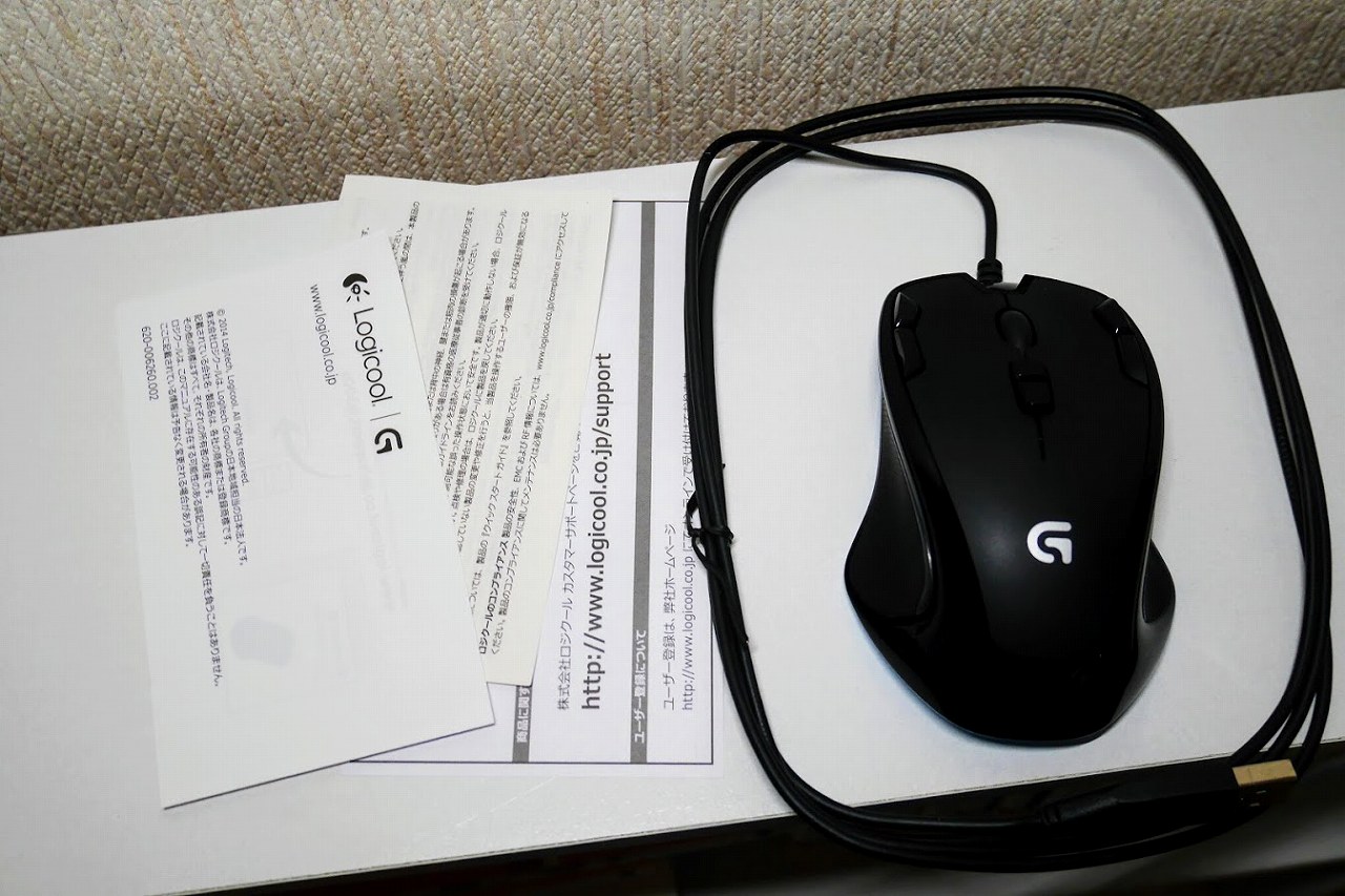 ゲーミングマウス-ロジクール-G300s-中身